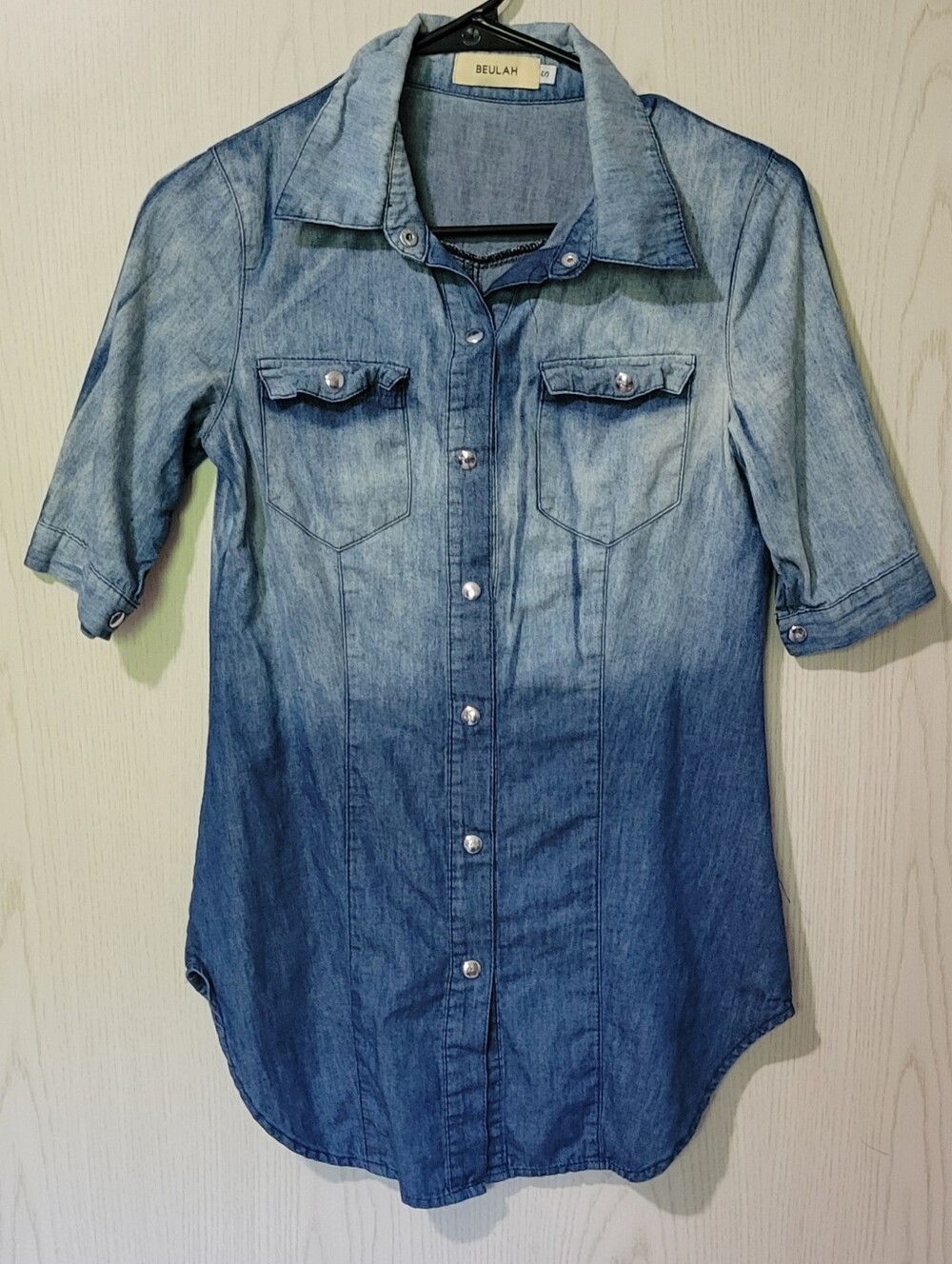 Beulah Ombre Button Up